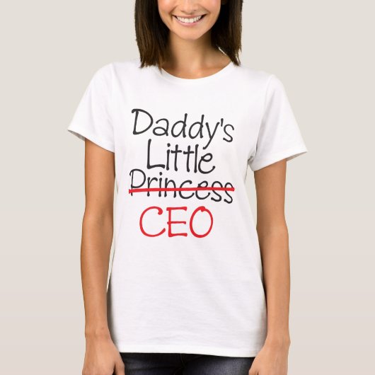 お父さんの小さいプリンセス-お父さんの小さいCEO Tシャツ (正面)
