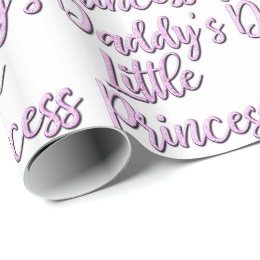 お父さんの小さいプリンセス ラッピングペーパー (ロールコーナー)