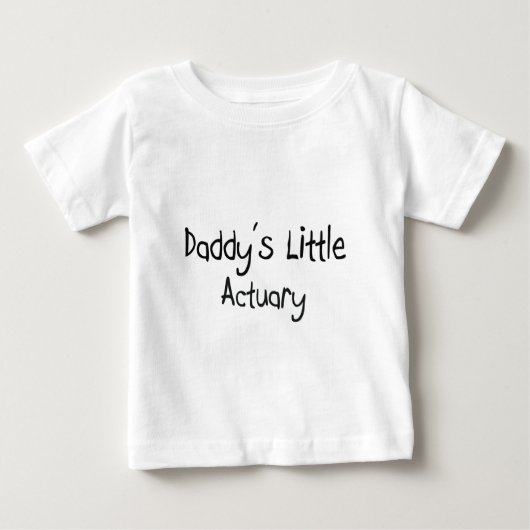 お父さんの小さい保険計理人 ベビーTシャツ (正面)