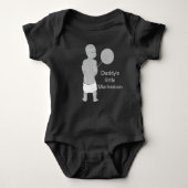 お父さんの小さい狙撃兵 ベビーボディスーツ (正面)