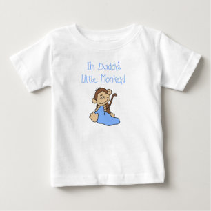お父さんの小さい猿 ベビーTシャツ