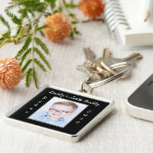 お父さんの小さい相棒の写真Keychainはカスタマイズ キーホルダー (側面)