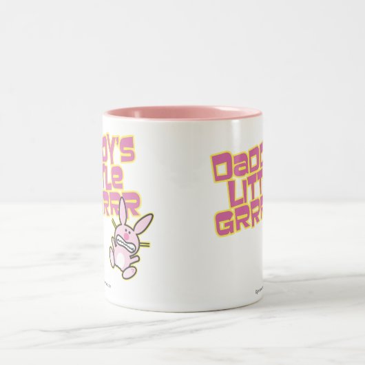 お父さんの小さな女の子 ツートーンマグカップ (中央)
