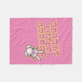 お父さんの小さな女の子 フリースブランケット (正面(横))