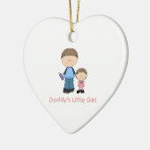 お父さんの小さな女の子(2) セラミックオーナメント (左)