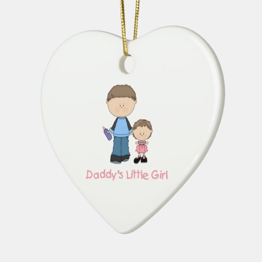 お父さんの小さな女の子(2) セラミックオーナメント (左)