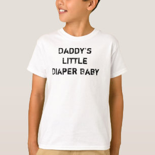 お父さんの少しおむつのベビー Tシャツ