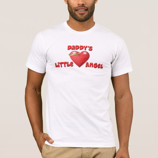 お父さんの少し天使 Tシャツ (正面)