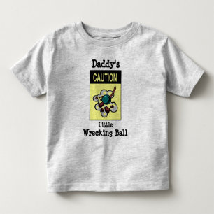 お父さんの少し破壊の球 トドラーTシャツ