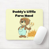 お父さんの少し農場労働者のTシャツおよびギフト マウスパッド (マウス)