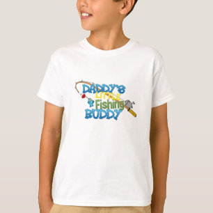お父さんの少し魚釣りの相棒 Tシャツ