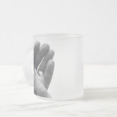 お父さんの手 フロストグラスマグカップ (正面左)