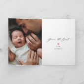 お父さんの日おめでとうエレガント2枚目の写真 シーズンカード (内部)