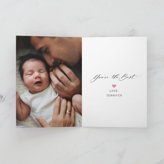 お父さんの日おめでとうエレガント2枚目の写真 シーズンカード (内部)