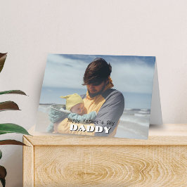 お父さんの日おめでとうパパ フルフォト お父さんの日 カード