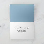 お父さんの日おめでとう お父さん 写真満載 お父さんの日 カード (内部)