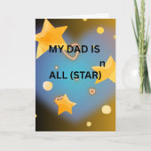 お父さんの日おめでとう カード (正面)