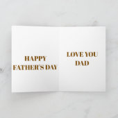お父さんの日おめでとう カード (内部)