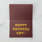 お父さんの日おめでとう！ カード (内部)