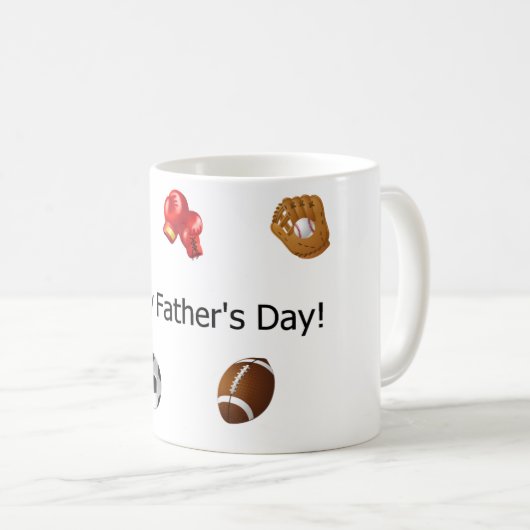お父さんの日おめでとう! コーヒーマグカップ (正面右)