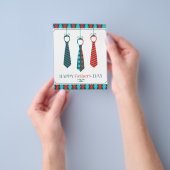 お父さんの日おめでとう チラシ (手)