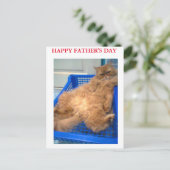 お父さんの日おめでとう ポストカード (スタンド正面)