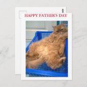 お父さんの日おめでとう ポストカード (正面/裏面)