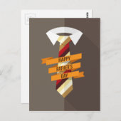 お父さんの日おめでとう ポストカード (正面/裏面)