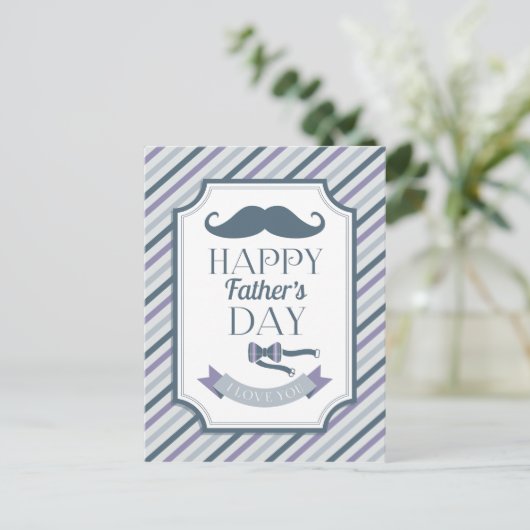 お父さんの日おめでとう ポストカード (スタンド正面)