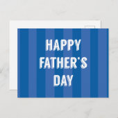 お父さんの日おめでとう ポストカード (正面/裏面)