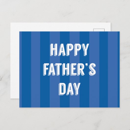 お父さんの日おめでとう ポストカード (正面/裏面)