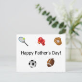 お父さんの日おめでとう！ ポストカード (スタンド正面)