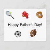 お父さんの日おめでとう！ ポストカード (正面)