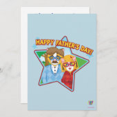 お父さんの日おめでとう! 招待状 (正面/裏面)