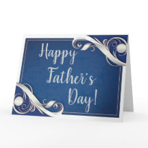 お父さんの日おめでとう 青白