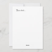 お父さんの日おめでとう l 子供の作品 l かわいい シーズンカード (裏面)