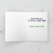 お父さんの日おもしろいは選べない カード (内部)