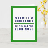 お父さんの日おもしろいは選べない カード (黄色い花)