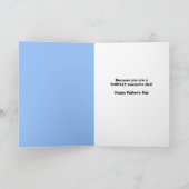 お父さんの日が幸せでカメとコーヒーのユーモア|過去記事 シーズンカード (内部)