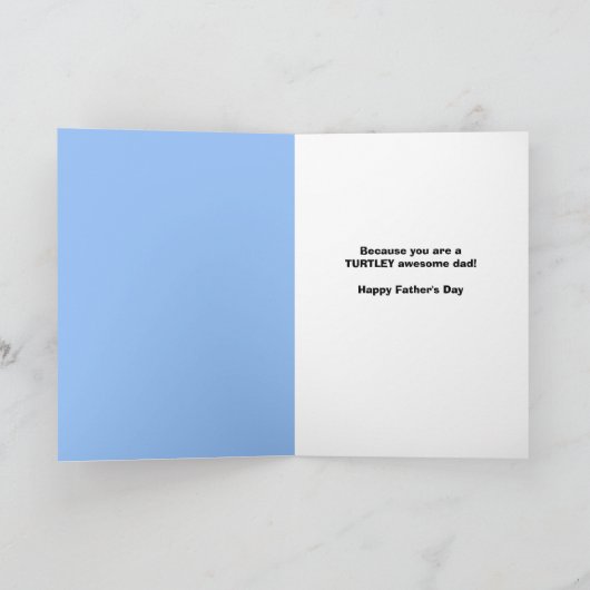 お父さんの日が幸せでカメとコーヒーのユーモア|過去記事 シーズンカード (内部)