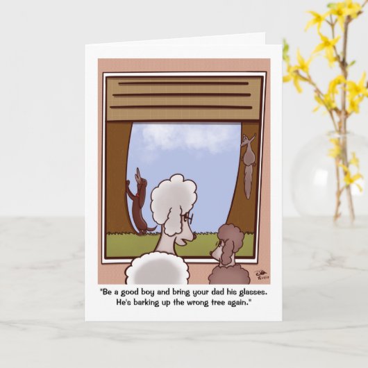 お父さんの日におすすめの面白いカード カード (黄色い花)