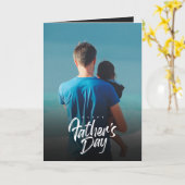 お父さんの日のおめでとうエレガント、カスタムパパの愛 カード (黄色い花)