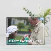 お父さんの日のおめでとうパーソナライズされたさん カード (スタンド正面)
