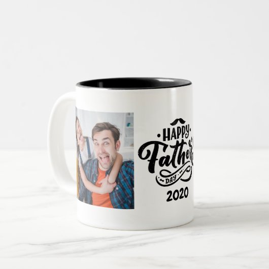 お父さんの日のおめでとう ツートーンマグカップ (正面左)