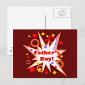 お父さんの日のはがき ポストカード (正面/裏面)