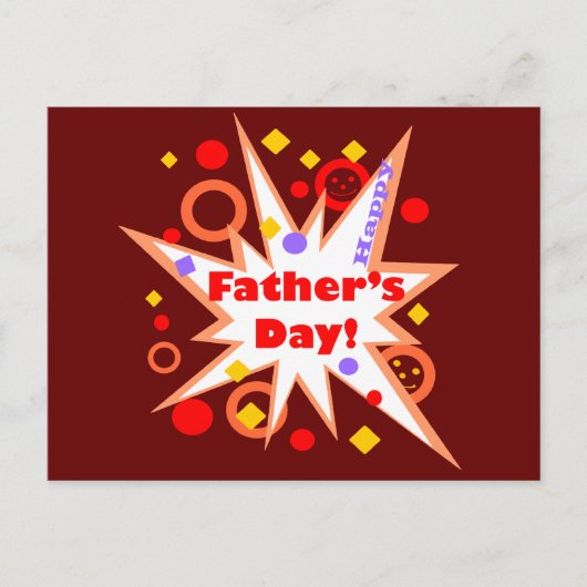 お父さんの日のはがき ポストカード (正面)
