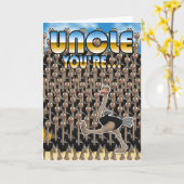 お父さんの日のカード – 100万に1人 カード (黄色い花)