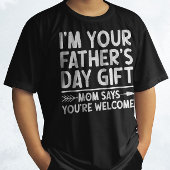 お父さんの日のプレゼントお母さんがあなたは歓迎そう Tシャツ