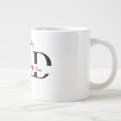 お父さんの日のマグカップお子さんの名前 ジャンボコーヒーマグカップ (右)