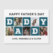 お父さんの日の写真のコラージュカード (正面)